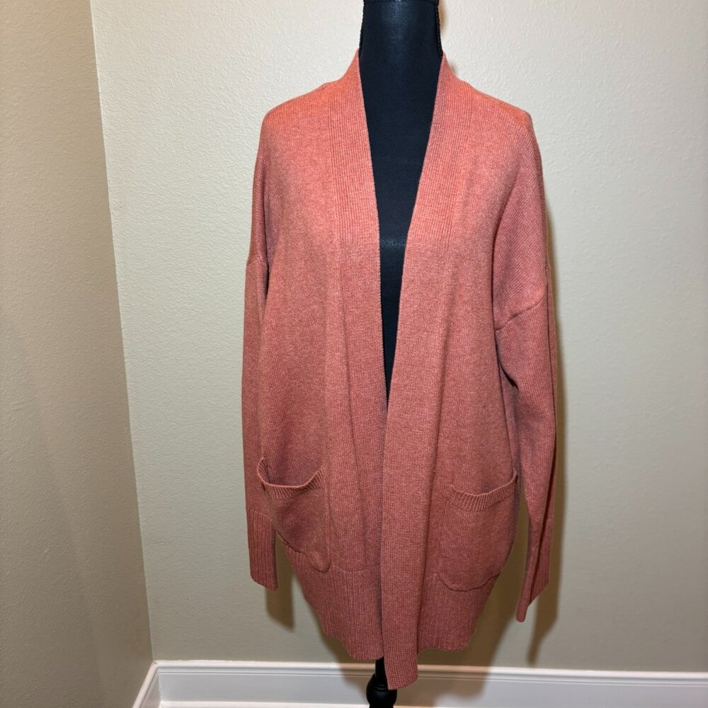 A New Day Open-Front Women's Cardigan Sweater in Terracotta **Bundle and Save**